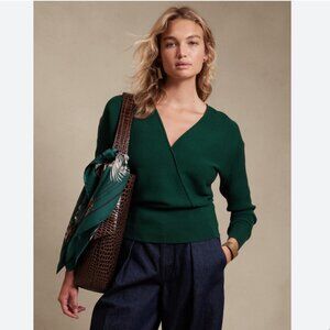 Banana Republic Rina Wrap-Front Sweater | Size L | Like New (NWOT)